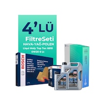 Mercedes C200 1.5 Hybrid Filtre Bakım Seti Liqui Moly Motor Yağlı 2021-2024 4 Lü 8200BKMFLSHNGFL16278