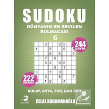Sudoku Kolay Orta Zor Çok Zor 6 - Celal Kodamanoğlu
