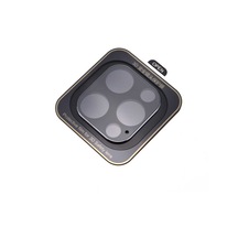 Noktaks - iPhone Uyumlu 12 Pro - Kamera Koruyucu - Siyah