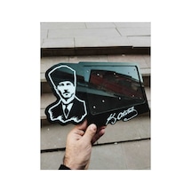 Motorsiklet Plakalık Atatürk Lazer Kesim Full Pleksi - 784761925