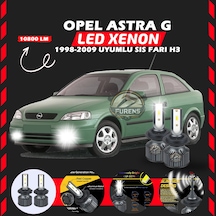 Opel Astra G 1998-2009 Sis Farı Uyumlu Şimşek Etkili Led Xenon Premium Series H3