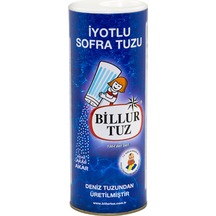 Billur Tuz İyotlu Sofra Tuzu Tuzluklu 500 G