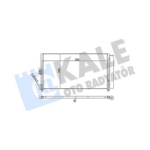 Klima Radyatörü - Fiat Idea, Punto, Doblo - Kale-386000