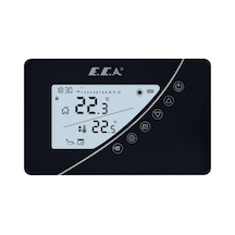 E.C.A. Poly Touch 400B Kablosuz Oda Termostatı Siyah