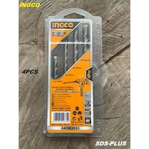 İngco Pro Sds Plus Beton Delme Ucu Duvar Mermer Delme Uç Seti 6-8-10mm 4pcs Matkap Ucu