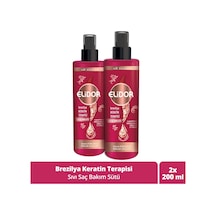 Elidor Brezilya Keratin Terapisi Sıvı Saç Bakım Sütü  2 x 200 ML