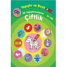 Yapıştır ve Boya İlk Yapıştırmalarım - Çiftlik- Parıltı Yayınları