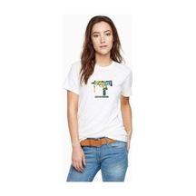 Mac 1O I Stalker Baskılı Beyaz Kadın Tshirt
