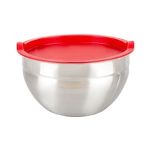 Emsan Damla Paslanmaz Çelik Saklama Kabı Kırmızı 18 Cm