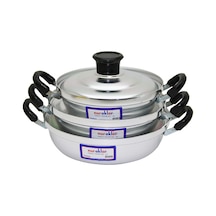 3lü Alüminyum Omlet Set No-18-20-22 5728 Çok Renkli
