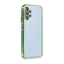 Samsung Galaxy A13 4g Kılıf Razer Lensli Silikon - Yeşil 0.2M-Çok Renkli