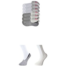 Kadın Gri Ve Beyaz Kadın Babet Çorap 6 Çift-36-40