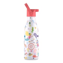 Cool Bottles The Kids Bottle Sweet Mermaıds Pipetli Termos Suluk 350 Ml Çok Renkli
