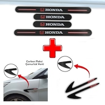 Honda Concerto Uyumlu Carbon Kapı Eşiği + Carbon Çamurluk Venti (552313628)