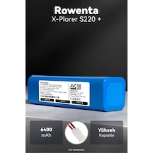 Rowenta X-plorer S220 + 6400mah Robot Süpürge Bataryası D.k
