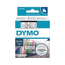 Dymo D1 Şerit Standart 24 Mmx7 Mt Beyaz Üzerine Siyah 53713 Diğer