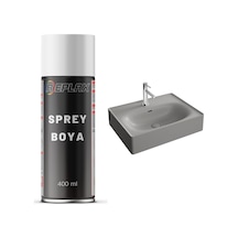 Gri Mutfak Banyo Lavabo Evye Sprey Boyası Suya Dayanıklı 400 Ml.