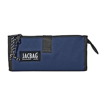 Jacbag Twın Case Pro-iki Bölmeli Masa Üstü Kalem Kutusu Twin-lacivert renkli