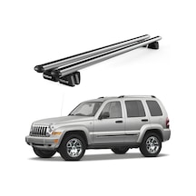 Pençe Jeep Cherokee Renagede 2005-2013 Uyumlu Gri Ara Atkı Port Bagaj Tavan Barı