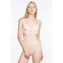 Bonbonetti Chocolate Baby & Kids Lacivert Tekstil Layza Form Slip Yüksek Bel Korse 13003 Ten