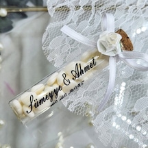 Kalp Şekerli Tüp Şişe Söz Nişan Nikah Hediyelik 30 Adet