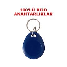 Sr-600 Rfıd Proximity Anahtarlık 125 Khz Ip68 Su Geçirmez Geçiş Kontrol Keyfob 100 Adet