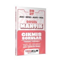 2027 Ags Kpss Ales Dgs Sözel Mantık Tamamı Çözümlü Çıkmış Sorular Yediiklim