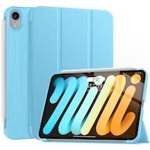 iPad Uyumlu Air 11inç M2 2024 Kılıf Pu Deri Smart Standlı Case A2902 A2903 A2904