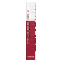 New York Super Stay Matte Ink Likit Mat Ruj - 80 Ruler Kırmızı/pembe Mat, Uzun Süre Kalıcı Ruj, Kırmızı Tonda Kalıcı Kalıcı Renk Sağlar Belirtilmemiş