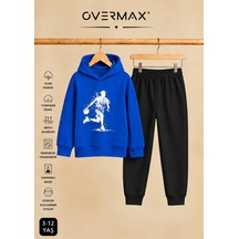 Saks Mavi Üst-siyah Alt