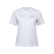 2as Alıce Kadın Yuvarlak Yaka T-shirt Beyaz