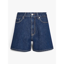 Tommy Hilfiger Dnm Mını Short Hw Ace Kadın Mavi Şort - Ww0ww44385