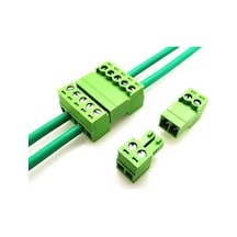Robotizmo 4 Pin Kablodan Kabloya Klemens 3.81Mm Kablo Birleştirici 2 Adet