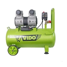 Vido WD060215020 2 HP 8 Bar 50 LT Sessiz ve Yağsız Hava Kompresörü
