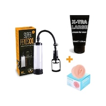 Hızlı Express Penis Xxl Pompa + Suni Vajina Başlık + Xl Penis Ve Pompa Kremi