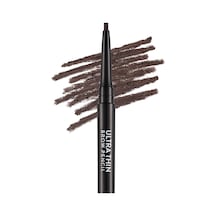 Ultra Thin Fırça Başlıklı & Asansörlü Ucu İnce Kaş Kalemi 004 Dark Brown Siyah