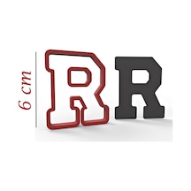 6 Cm R Harfi Kurabiye Kalıbı