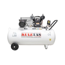 Kuletaş 3 Hp 8 Bar 200 LT Çift Kafa Pistonlu Hava Kompresörü – 5587007