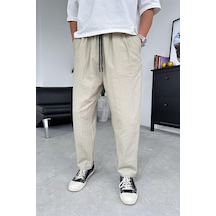 Toprak Grj Paraşüt Relaxed Fit Pantolon Toprak