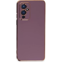 Newface One Plus 9 Kılıf Volet Silikon - Mor