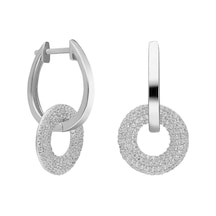 Taşlı Daire Küpe 718897 Silver Taşlı Daire Küpe 718897 Silver