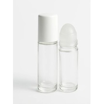 50 Ml Boş Silindir Cam Roll-on Şişesi 210 Adet Şeffaf