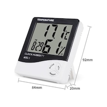 Didadodo Oda Lcd Elektronik Dijital Sıcaklık Nem Ölçer Termometre Higrometre Hava İstasyonu Htc-1