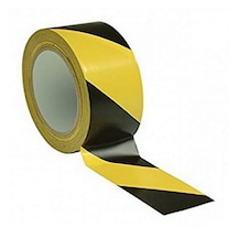 Yer İşaretleme Bandı 5cm X 25m Zemin İşaretleme Sarı-Siyah