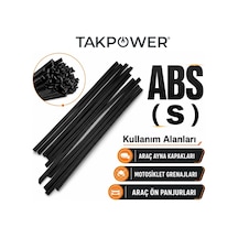 Takpower Plastik Kaynak Elektrodu Siyah Abs 1.0 X 400 Mm 20 Adet