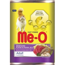 Me-o Deniz Lezzetleri Karides Soslu Yetişkin Kedi Konservesi 400gr