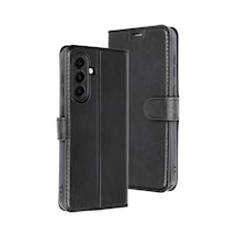 Samsung Uyumlu Galaxy A26 Uyumlu Kılıf Trend S Plus Kapaklı Kılıf - Siyah