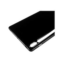 Butam Bilişim Galaxy Tab S7 Plus T970 Kılıf Uyumlu Tablet Süper Silikon Kapak-renksiz Tablet Kılıfı