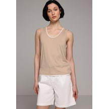 Colin's Colins Slim Fit Kadın Bej Atlet Cl1078671 Q1.v2 Bme