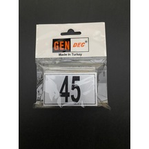Kapı Numarası Dolap,Raf,Posta Kutusu 4X6 Cm 1 Den 45 E Kapı Numarası Dolap,Raf,Posta Kutusu 4X6 Cm 1 Den 45 E